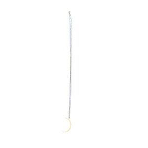 Silver Moon Chain Necklace